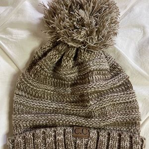 CC Tricolor Nudes Slouchy Beanie